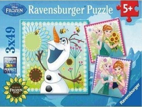 3x49 Parça Puzzle Walt Disney Frozen 092451