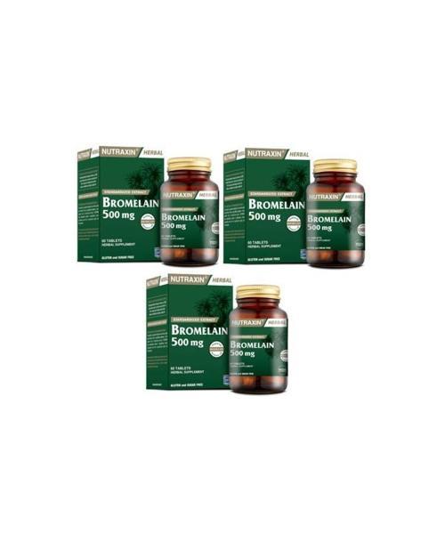 Bromelain 60 Kapsül x 3 Adet