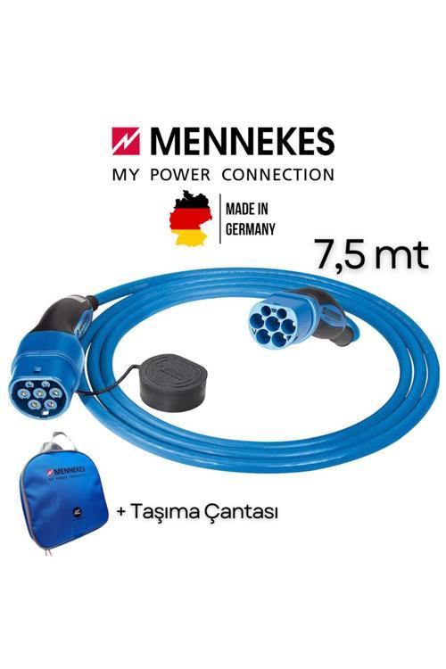 Elektrikli Araç Şarj Kablosu 22KW Tip2 7,5mt
