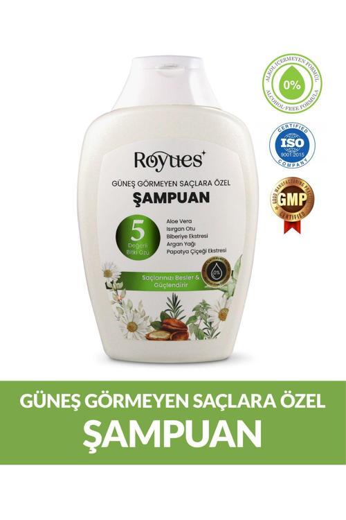 Argan Yağlı Besleyici Sülfatsız Şampuan - Güneş Görmeyen Saçlar İçin Şampuan - 5 Bitki Özlü - 300 Ml