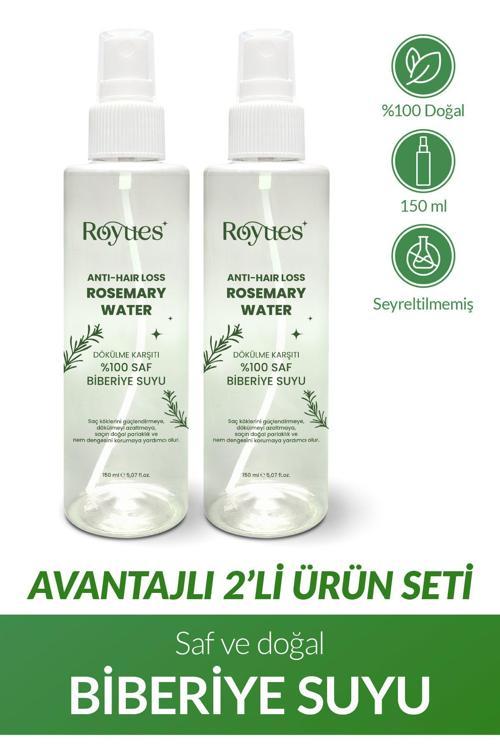 Biberiye Suyu 2'Li Dökülme Karşıtı Ve Saç Uzatma Etkili Saç Toniği 150Ml 150Ml