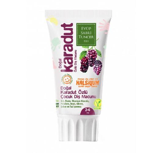 Doğal Karadut Özlü Diş Macunu 2-6 Yaş Arası 60ML