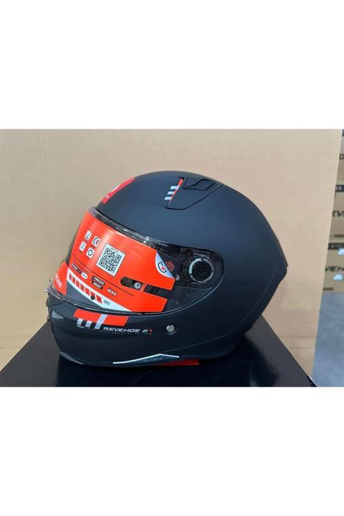 KASK MT REVENGE 2 S A1 MAT SİYAH