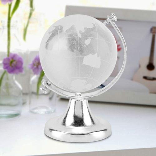 Büro Ev Dekoru için Hediyelik Mini Dünya Kristal Cam Küre