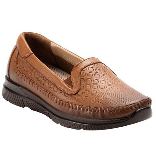 29413 Eterna-G Açık Taba Kadın Comfort Deri Ayakkabı