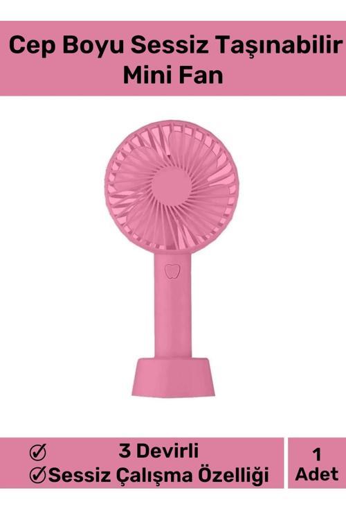Premium Üretim Usb Şarjlı 3 Kademeli Sessiz Taşınabilir Mini Fan Pervaneli Soğutucu Küçük Vantilatör