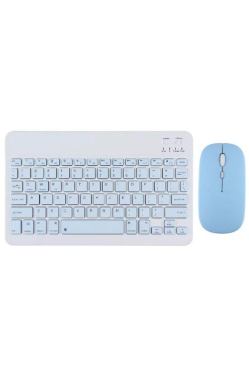 Rgb Ledli Kablosuz Türkçe Q Klavye Laptop Tablet Tv Ve Telefon Uyumlu Bluetooth Klavye Ve Mouse Seti