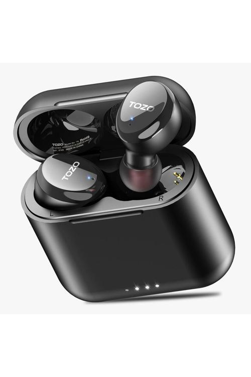 T6s Ipx8 Su Geçirmez Enc Gürültü Engelleme Bluetooth 5.3 Tws Kablosuz Kulaklık Siyah