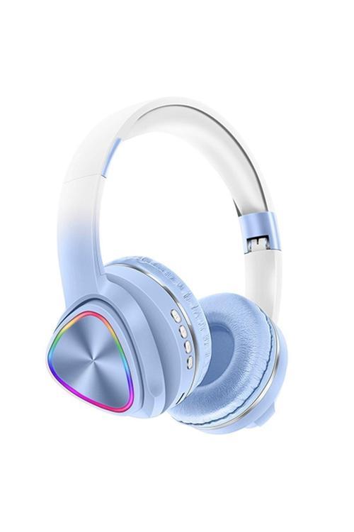 Kulak Üstü Kablosuz Kulaklık Anc Rgb Işıklı Sd Kart Uyumlu Oyun Ve Müzik Kulaklığı