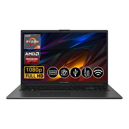 VivoBook Go 15 R3-7320U 8GB 128GB M.2 SSD E1504FA-NJ097 ATL1 15.6" Fdos Taşınabilir Bilgisayar