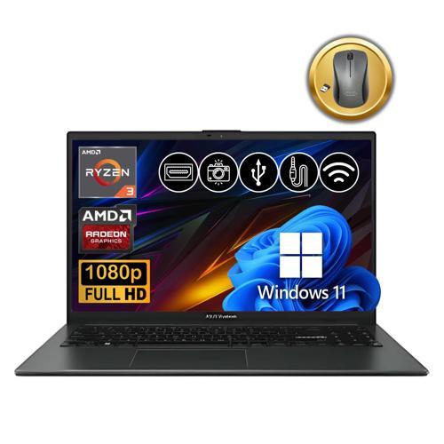 VivoBook Go 15 R3-7320U 8GB 256GB M.2 SSD E1504FA-NJ097  ATL21 15.6" W11Pro Notebook +Mouse