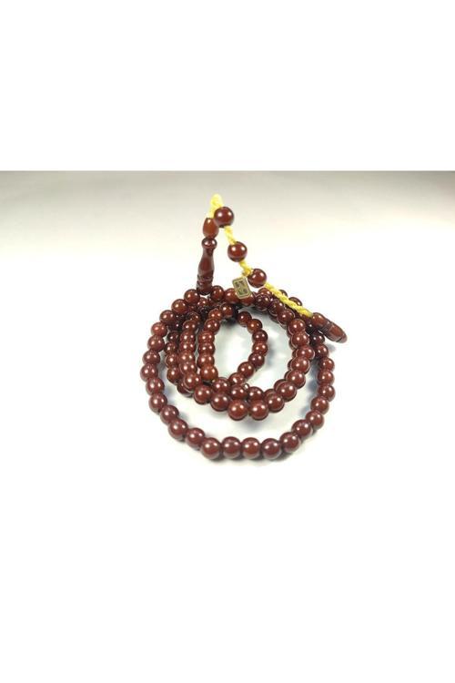 Junaid Hasan Usta Eseri İmzalı Sıkma Kehribar Namaz Tesbihi Sertifikalı 4346