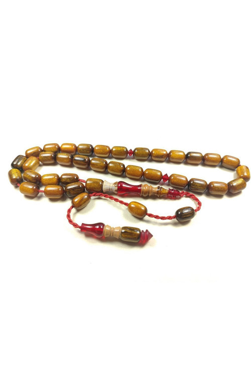 Emine Reşvani Usta Eseri İmame Hitame Kuka Eski Katalin Kombinli Sıkma Kehribar Sertifikalı 5452