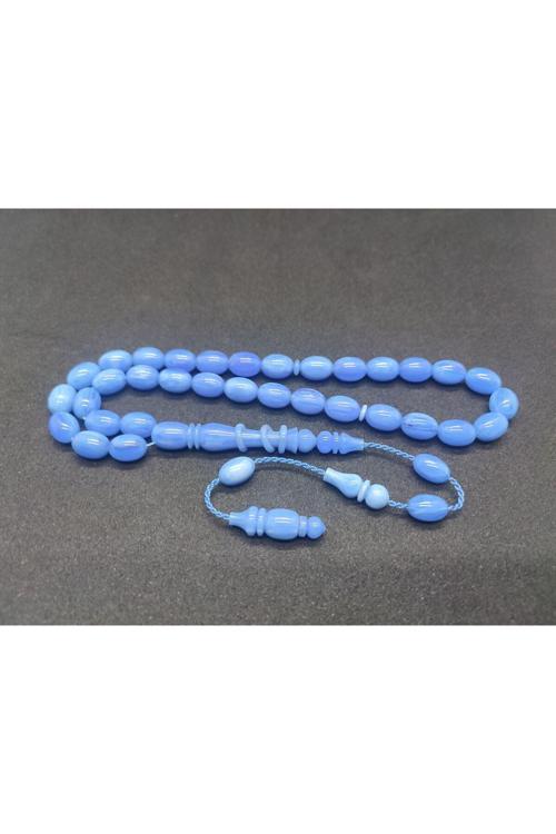 Ahmet Eryılmaz Usta Eseri 0.6 Delim Halkalı İmame 3 Kat Cilalı Sıkma Kehribar Sertifikalı 6864