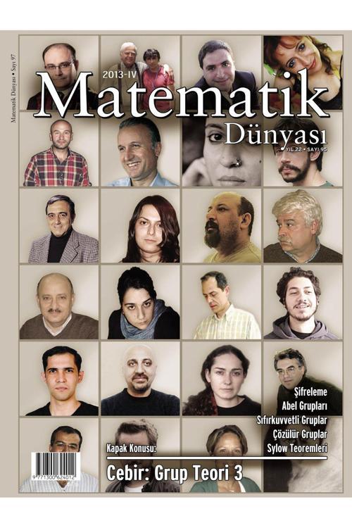 Nesin Yayınevi Matematik Dünyası Dergisi Sayı:97 Yıl:2013 - Iv
