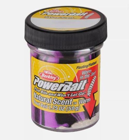 PowerBait Natural Scent Alabalık Yemi Pembe Solucan