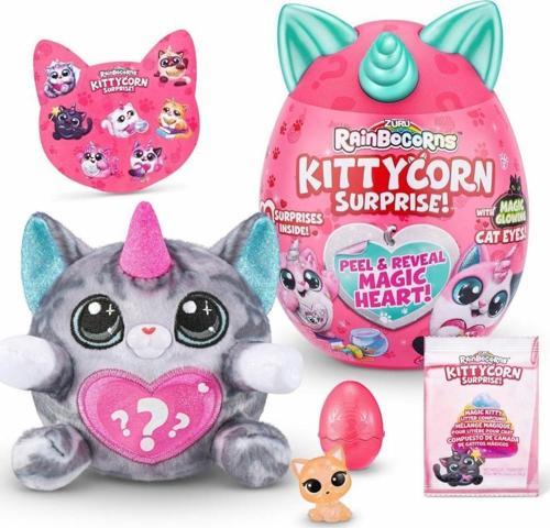 Rainbocorns Kittycorn Mini Sürpriz, Sürpriz Yumurtadan Çıkan Sevimli Peluş Oyuncak