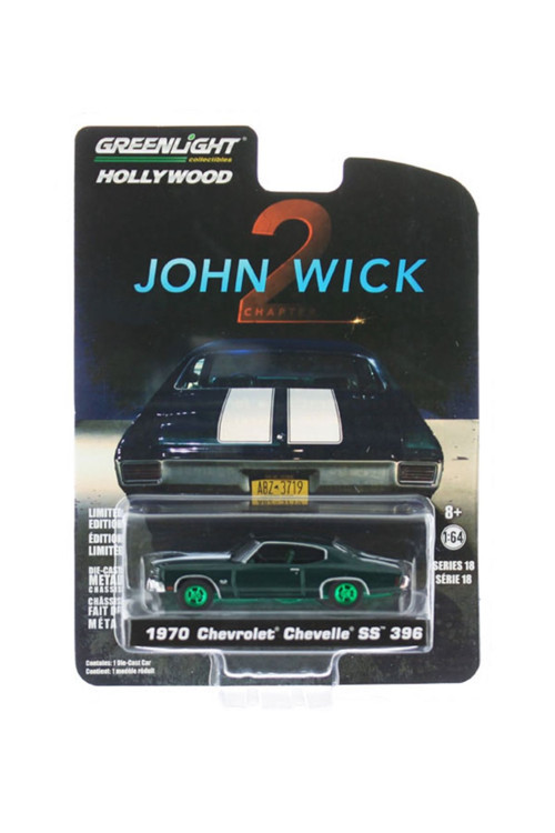 John Wick 2 - 1970 Chevrolet Chevelle Ss 396 (1:64) - Limited Chase Edition Model Araba
