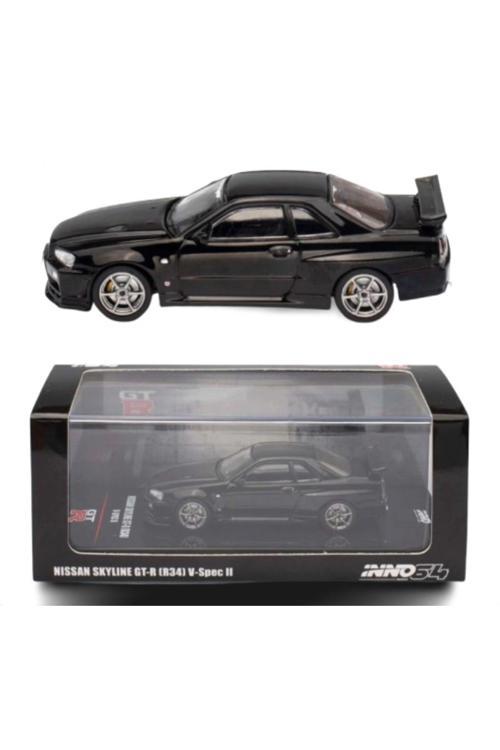 Fast & Furious Nissan Skyline Gt-R R34 V-Spec Iı Black Pearl Model Araba