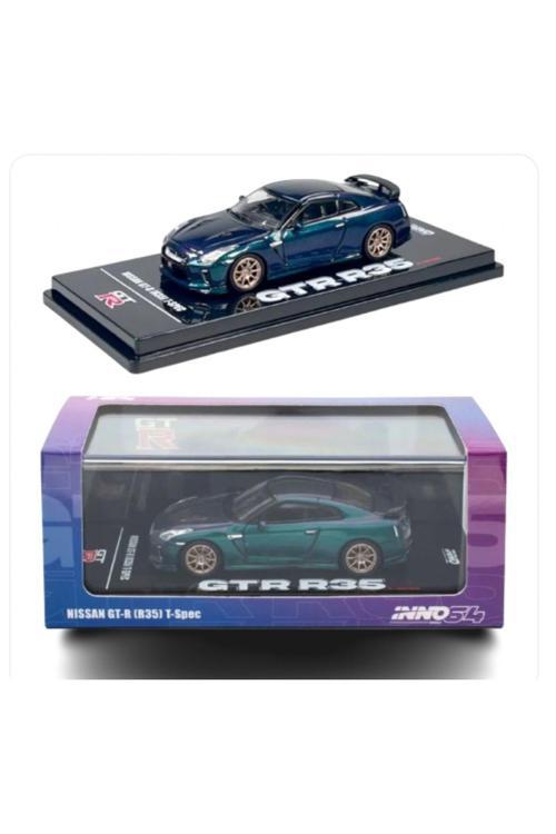 Inno64 1:64 Nissan Gt-R R35 T-Spec Millennium Jade Model Araba