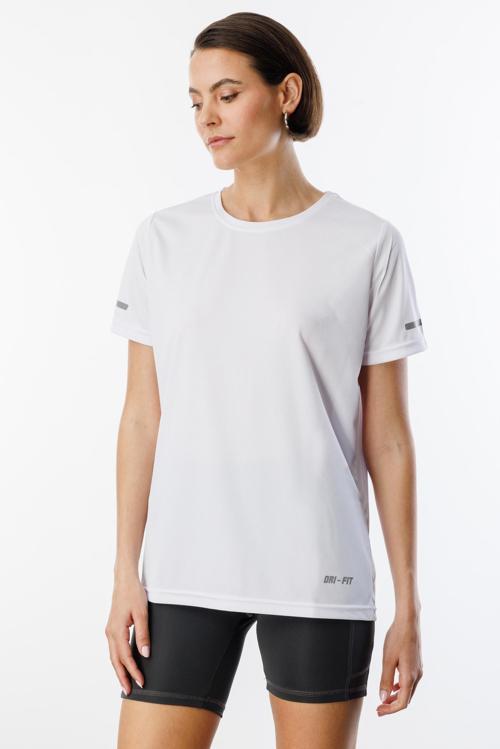 Kadın Nem Emici Hızlı Kuruma Atletik Teknik Performans Spor T-shirt DRIFIT-KISAKOL
