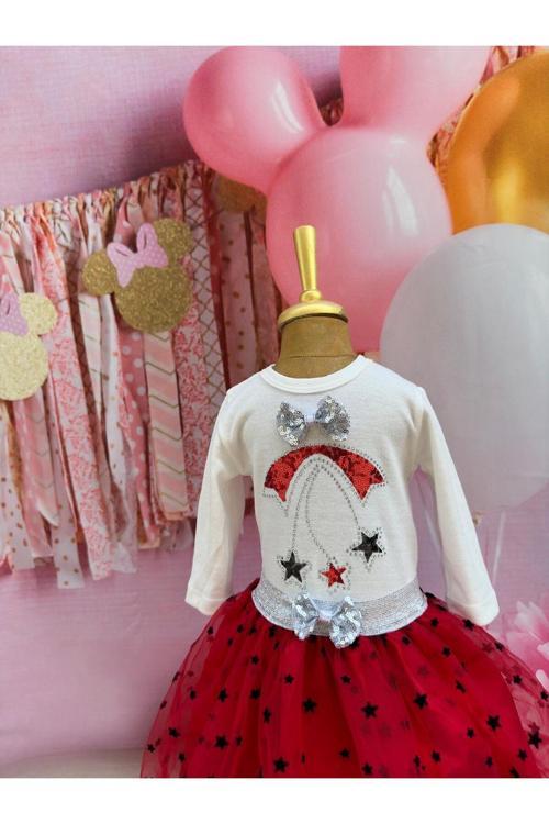 Kız Bebek Yenidoğan Mevlüt Elbisesi Özel Gün Kıyafeti Tütü Seti