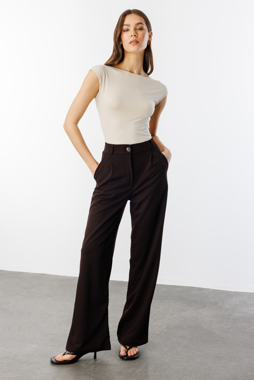 Kadın Oversize Palazzo Pantolon PANTOLON-001