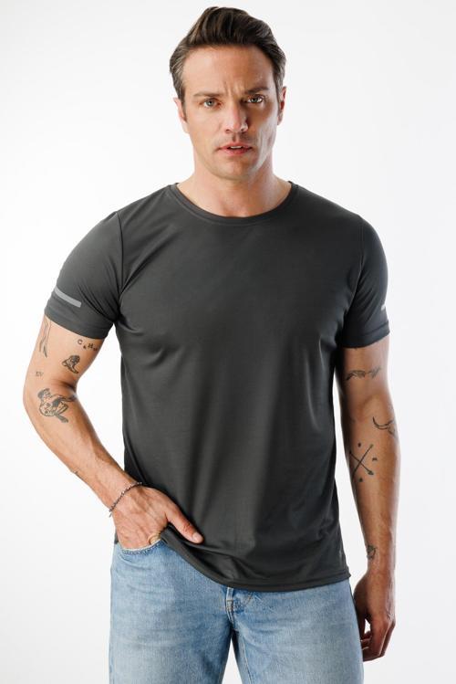 Erkek Nem Emici Hızlı Kuruma Atletik Teknik Performans Spor T-shirt DRIFIT-KISAKOLNEW