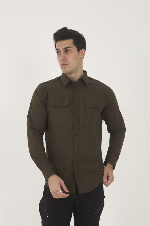 Camp376 Outdoor Tactical Rahat Ve Kullanışlı Su İticili Erkek Taktik Gömlek