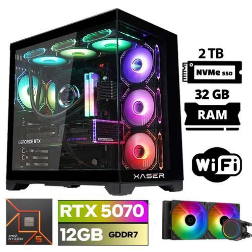 Lexus x50 Ryzen 5 7500F 32GB DDR5 Ram 2TB M.2 NVMe SSD 12GB RTX5070 Sıvı Soğutmalı Oyuncu Bilgisayarı