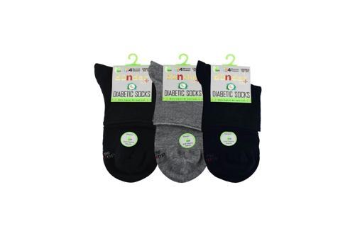 Kadın Unisex Bambu KONÇ Diyabetik Çorap 0614 - 12 Adet