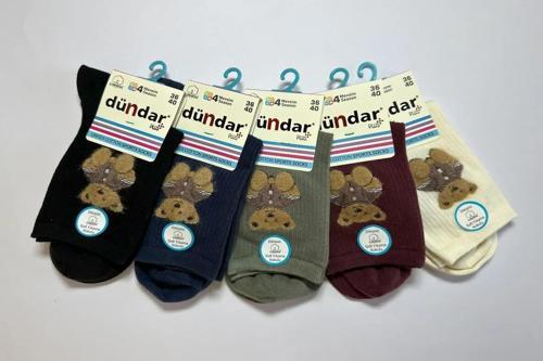 Kadın COTTON Sport Soket Çorap 4209 - 6 Adet