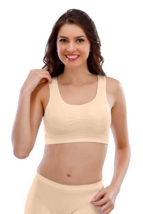 Kadın Kalın Askılı Pedli Sütyen Büstiyer 12000 - 2  Adet