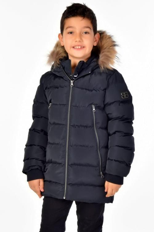 Natürel Kürklü Erkek Çocuk Mont 51248