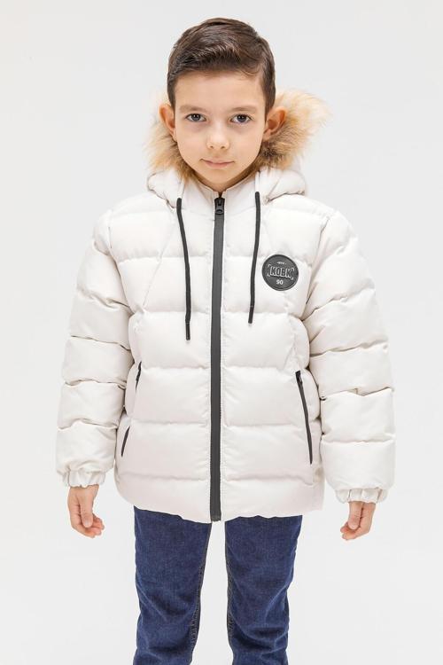 Erkek Çocuk Natürel Kürklü Mont 51289