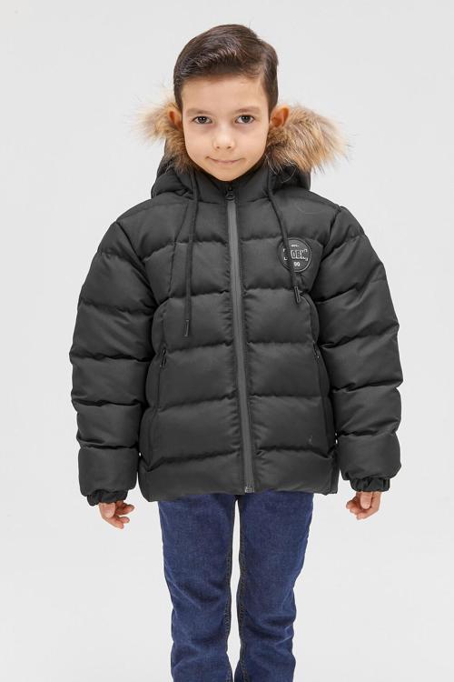 Erkek Çocuk Natürel Kürklü Mont 51289