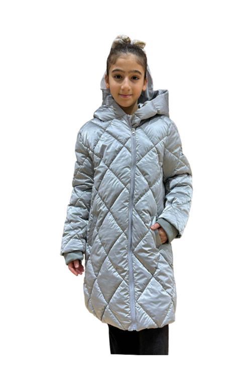 Kız Çocuk Kapüşonlu Kaban 51329
