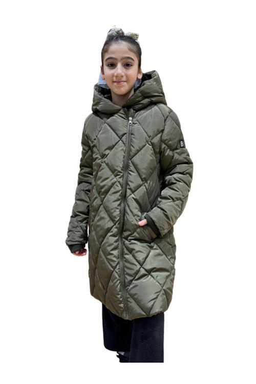 Kız Çocuk Kapüşonlu Kaban 51329