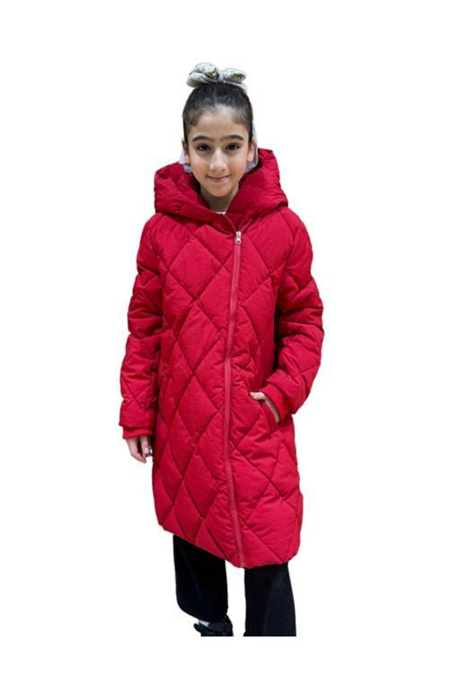 Kız Çocuk Kapüşonlu Kaban 51329