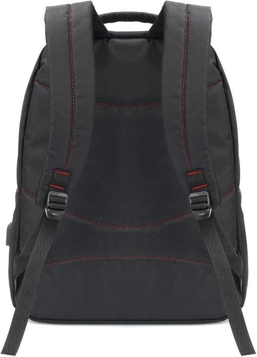 MCC-007 17.3" Office USB Girişli Notebook Sırt Çantası Siyah