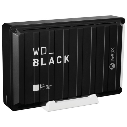 Black D10 Game Drive For XBox 12TB 3.5" USB 3.2 Harici Disk WDBA5E0120HBK-EESN