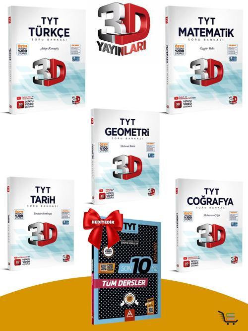 3D TYT Eşit Ağırlık Soru Bankası Seti Çıkmış Sorular Hediyeli!