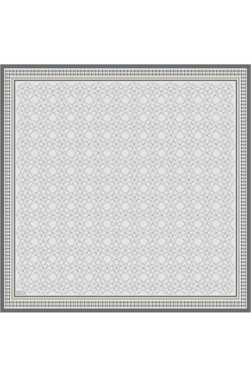Twill Ipek Eşarp - 4053-02 Açık Gri