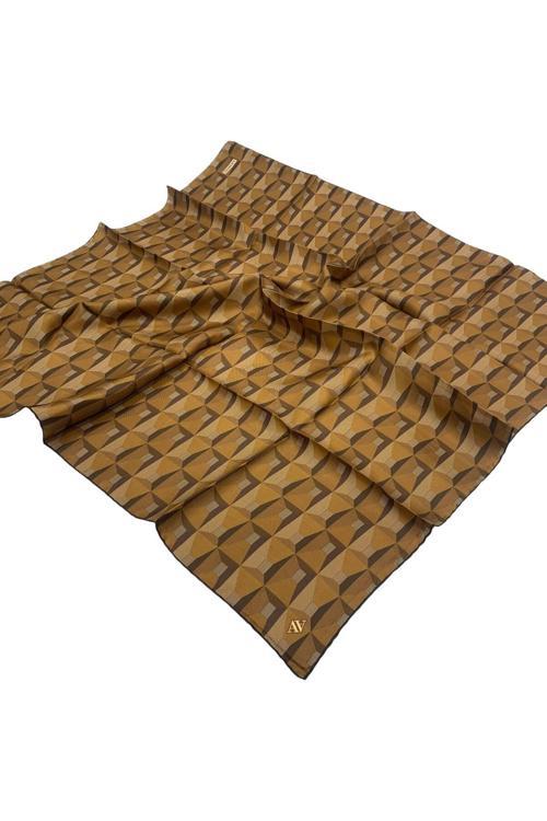 İpek Eşarp 2025 Kış - 9204-31 Bakır Twill