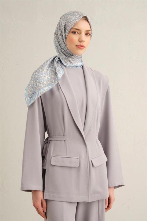 Desenli Ipek Sura Eşarp 9352- 04