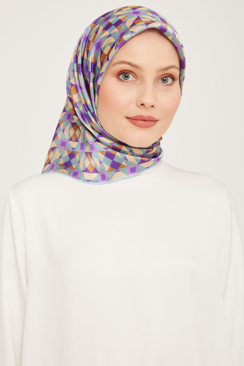 İpek Eşarp 9045D (Twill) (Nostalji)-37
