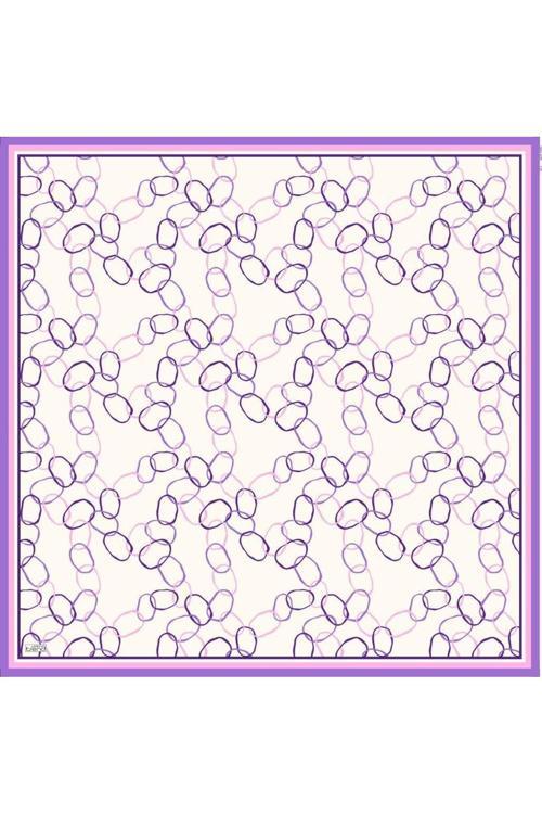 Soft Mor Desenli Eşarp 6090-10