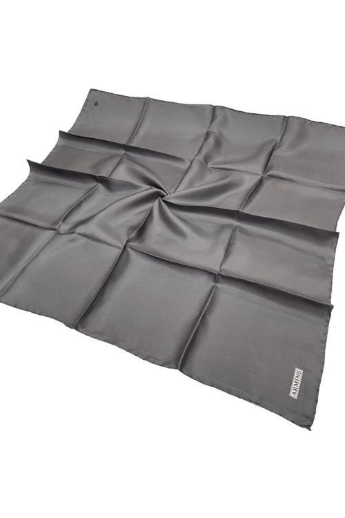 Düz Ipek Eşarp - 131 Füme Twill