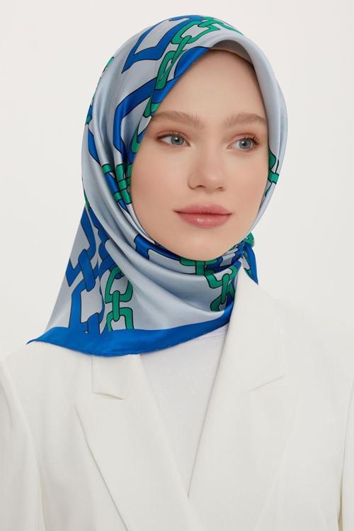 Özel Nostalji Serisi Twill Ipek Eşarp Modelleri 8736D-50