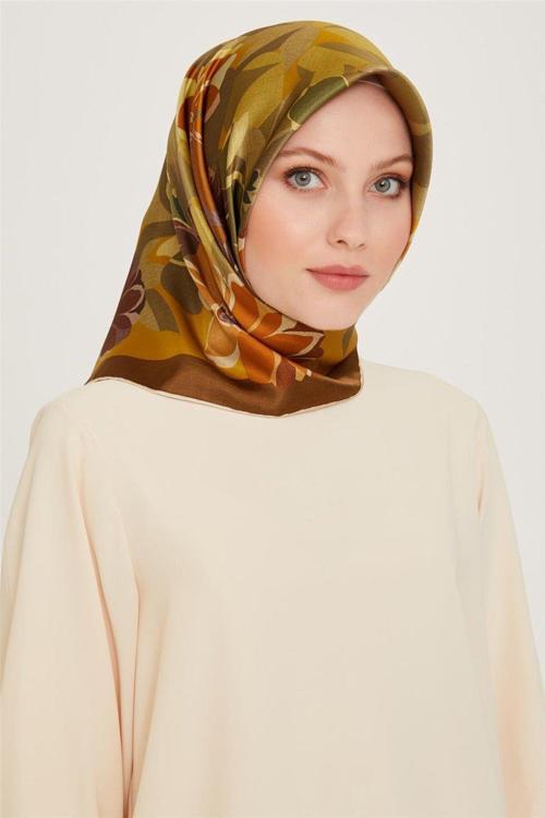 Twill Saf Ipek Eşarp 9238D 34